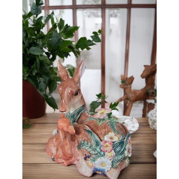 Fitz and Floyd Classics Woodland Spring Collection Animal Box with Lid Vintage - Picture 3 of 11